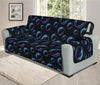 Blue And Purple Bubble Pattern Print Oversized Sofa Protector