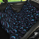 Blue And Purple Bubble Pattern Print Pet Car Back Seat Cover