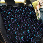 Blue And Purple Bubble Pattern Print Pet Car Back Seat Cover