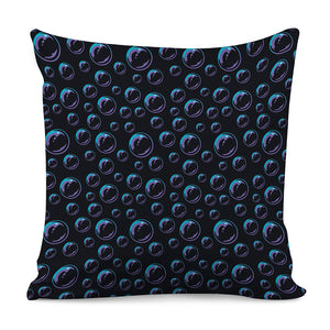 Blue And Purple Bubble Pattern Print Pillow Cover