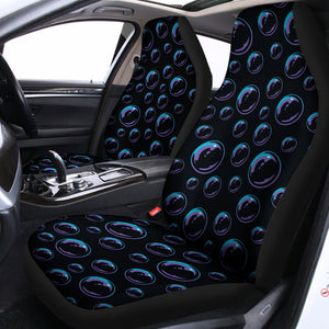 Blue And Purple Bubble Pattern Print Universal Fit Car Seat Covers