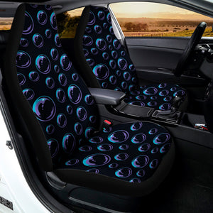 Blue And Purple Bubble Pattern Print Universal Fit Car Seat Covers