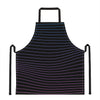 Blue And Purple EDM Wave Print Apron