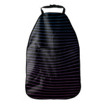 Blue And Purple EDM Wave Print Car Seat Organizers
