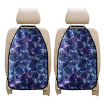 Blue And Purple Lightning Print Car Seat Organizers