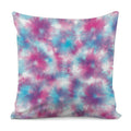 Blue And Purple Shibori Tie Dye Print Pillow Cover