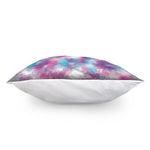 Blue And Purple Shibori Tie Dye Print Pillow Cover