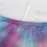 Blue And Purple Shibori Tie Dye Print Sofa Cover