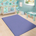 Blue And Purple Zigzag Pattern Print Area Rug