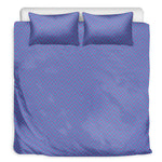 Blue And Purple Zigzag Pattern Print Duvet Cover Bedding Set