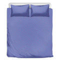Blue And Purple Zigzag Pattern Print Duvet Cover Bedding Set