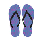 Blue And Purple Zigzag Pattern Print Flip Flops