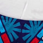 Blue And Red Aztec Pattern Print Sofa Cover