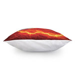 Blue And Red Lightning Print Pillow Cover