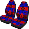 Blue And Red Sovereign Native Universal Fit Car Seat Covers GearFrost