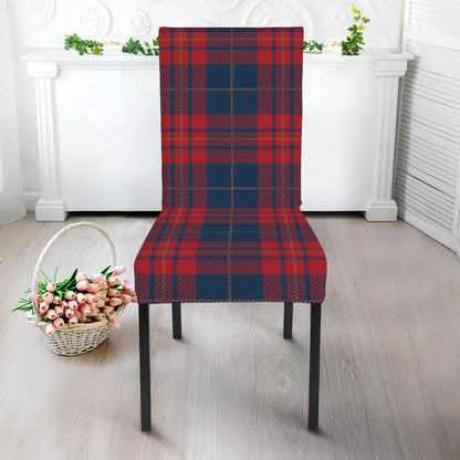 Blue And Red Tartan Pattern Print Dining Chair Slipcover