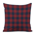 Blue And Red Tartan Pattern Print Pillow Cover