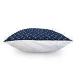Blue And White Anchor Pattern Print Pillow Cover
