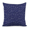 Blue And White Bubble Pattern Print Pillow Cover