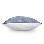 Blue And White Glen Plaid Print Pillow Cover