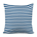 Blue And White Striped Pattern Print Pillow Cover
