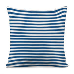 Blue And White Striped Pattern Print Pillow Cover
