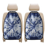 Blue And White Tie Dye Print Car Seat Organizers