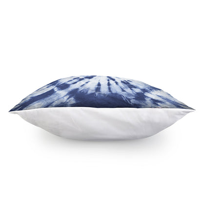 Blue And White Tie Dye Print Pillow Cover