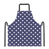 Blue And White USA Star Pattern Print Apron