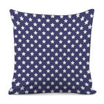 Blue And White USA Star Pattern Print Pillow Cover