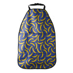 Blue And Yellow Banana Pattern Print Car Seat Organizers