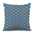 Blue And Yellow Lightning Pattern Print Pillow Cover