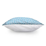Blue Animal Paw Pattern Print Pillow Cover