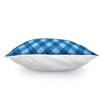 Blue Argyle Pattern Print Pillow Cover