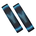 Blue Aries Zodiac Sign Print Car Seat Belt Covers