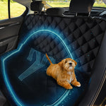 Blue Aries Zodiac Sign Print Pet Car Back Seat Cover