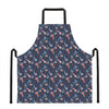 Blue Axolotl Pattern Print Apron