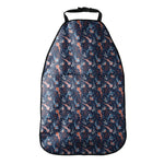 Blue Axolotl Pattern Print Car Seat Organizers