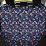 Blue Axolotl Pattern Print Pet Car Back Seat Cover