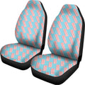 Blue Bacon Pattern Print Universal Fit Car Seat Covers
