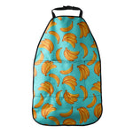 Blue Banana Pattern Print Car Seat Organizers