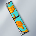 Blue Banana Pattern Print Car Sun Shade GearFrost