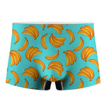 Blue Banana Pattern Print Men's Boxer Briefs
