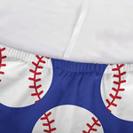 Blue Baseball Pattern Print Sofa Cover