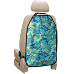 Blue Blossom Tropical Pattern Print Car Seat Organizers