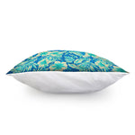 Blue Blossom Tropical Pattern Print Pillow Cover