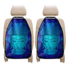 Blue Buddha Print Car Seat Organizers