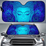 Blue Buddha Print Car Sun Shade GearFrost