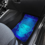 Blue Buddha Print Front Car Floor Mats