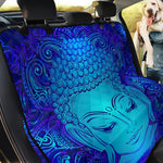 Blue Buddha Print Pet Car Back Seat Cover